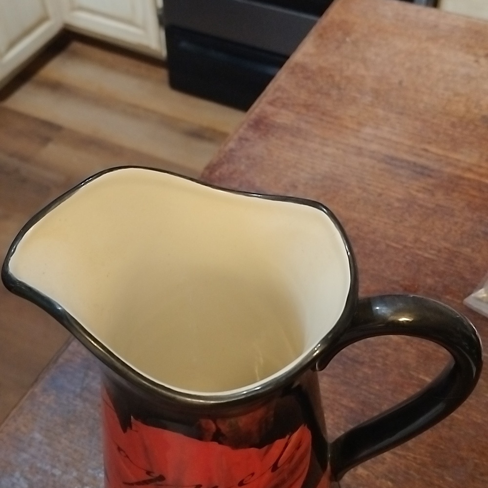 Certified International poppies pitcher. J12GW5 - Picture 2 of 6